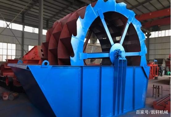 常用水洗沙設備:輪斗式洗砂機(圖1) 常用水洗沙設備:輪斗式洗砂機(圖1)