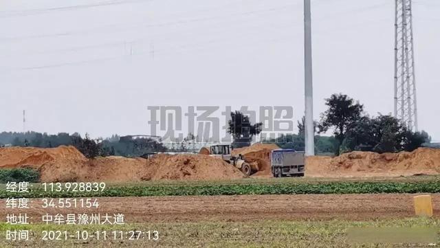 河南中牟縣一黑沙場污染環(huán)境(圖2)