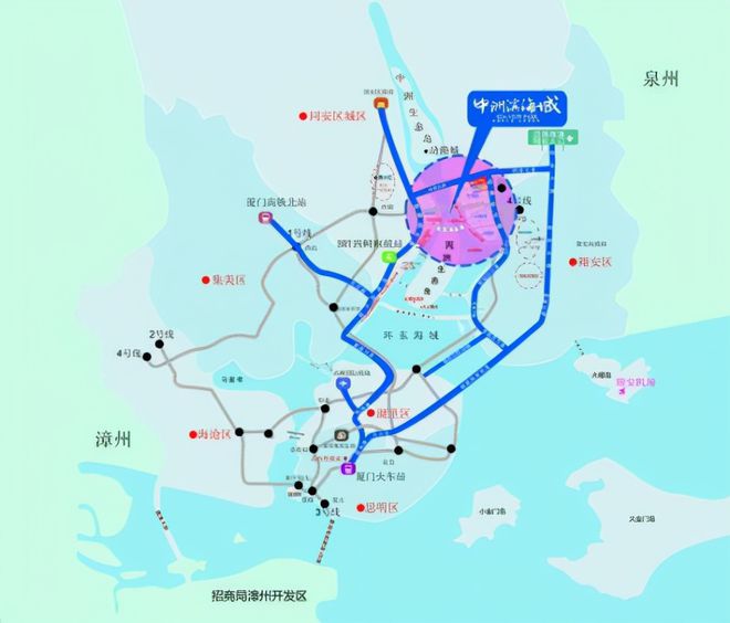 泉州快速軌道交通規(guī)劃：1號、2號、3號、4號、5號、6號線(圖27)