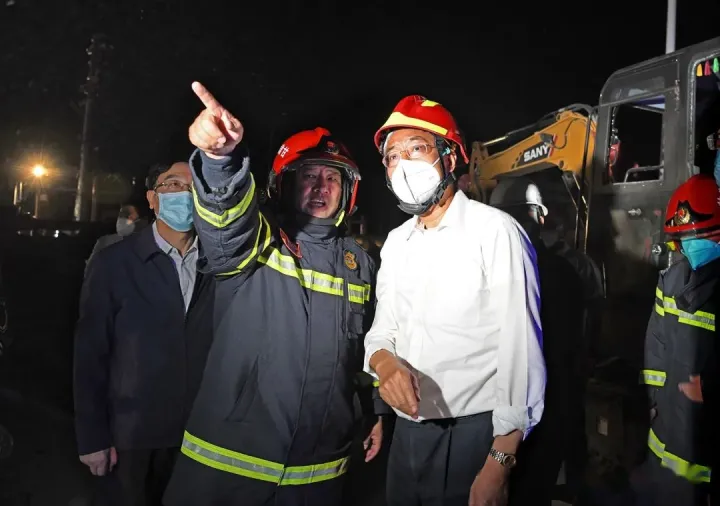 蘭州新區一企業車間發生爆炸事故8人受傷6人失聯(圖1)