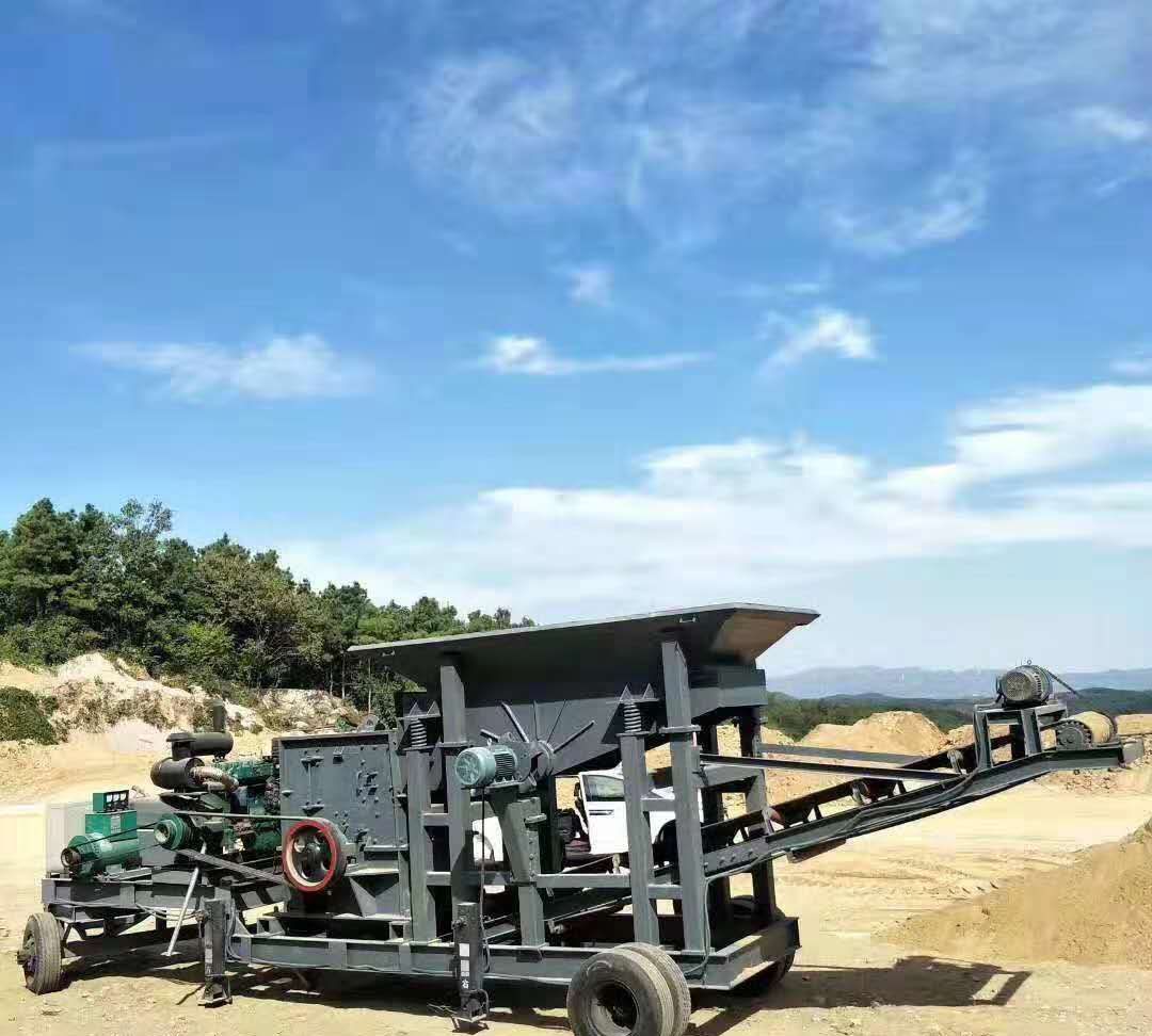泥沙振動篩粉碎機移動洗砂機洗砂回收脫水篩滾筒篩砂機(圖9)