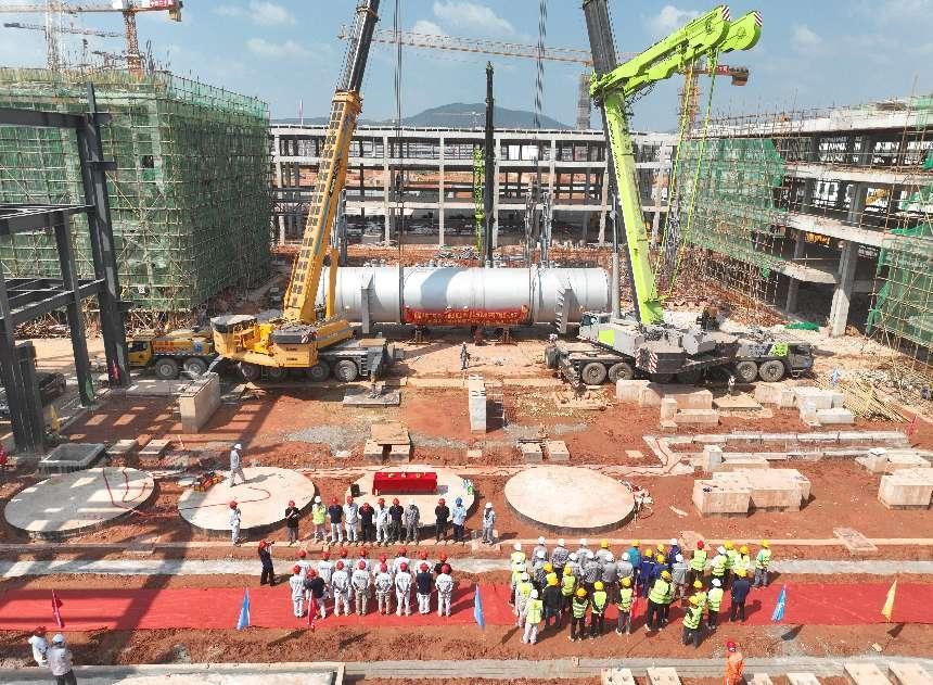 中化三建承建一項目濕法精煉機電安裝工程開工(圖1)