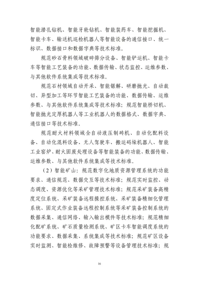 建設砂石骨料領域智能裝備、礦山、工廠、賦能技術等智能制造標準(圖19) 建設砂石骨料領域智能裝備、礦山、工廠、賦能技術等智能制造標準(圖19)
