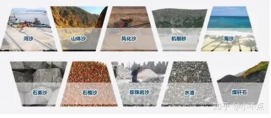 河砂、機制砂、水洗砂、再生骨料、尾礦制砂有何差別？(圖1)