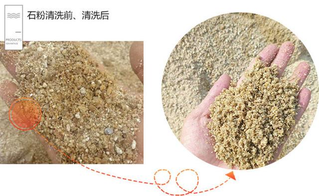 一噸石粉能洗出多少砂?一套水洗砂設備需要多少錢?(圖1) 一噸石粉能洗出多少砂?一套水洗砂設備需要多少錢?(圖1)
