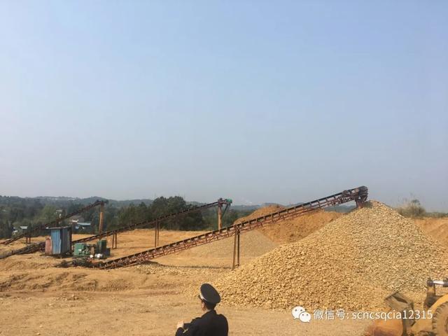 南充順慶重拳出擊整治非法洗砂碎石企業(圖1)